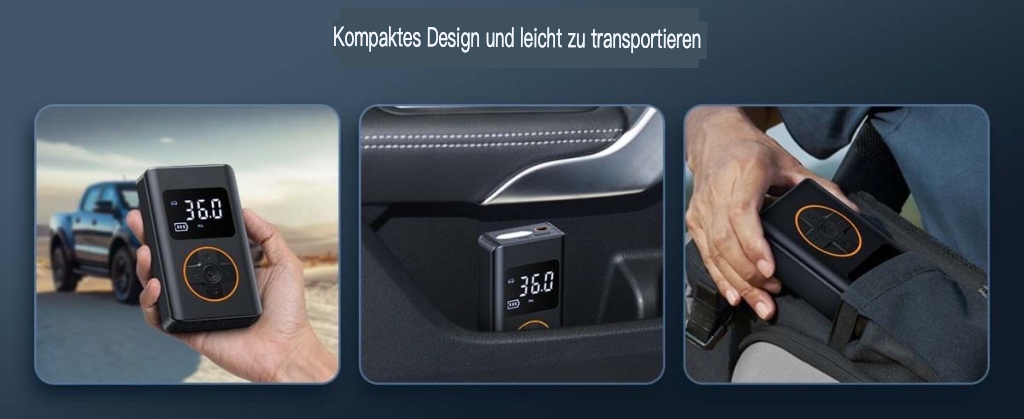 Tragbarer Reifenfüller 150PSI Hochdruck