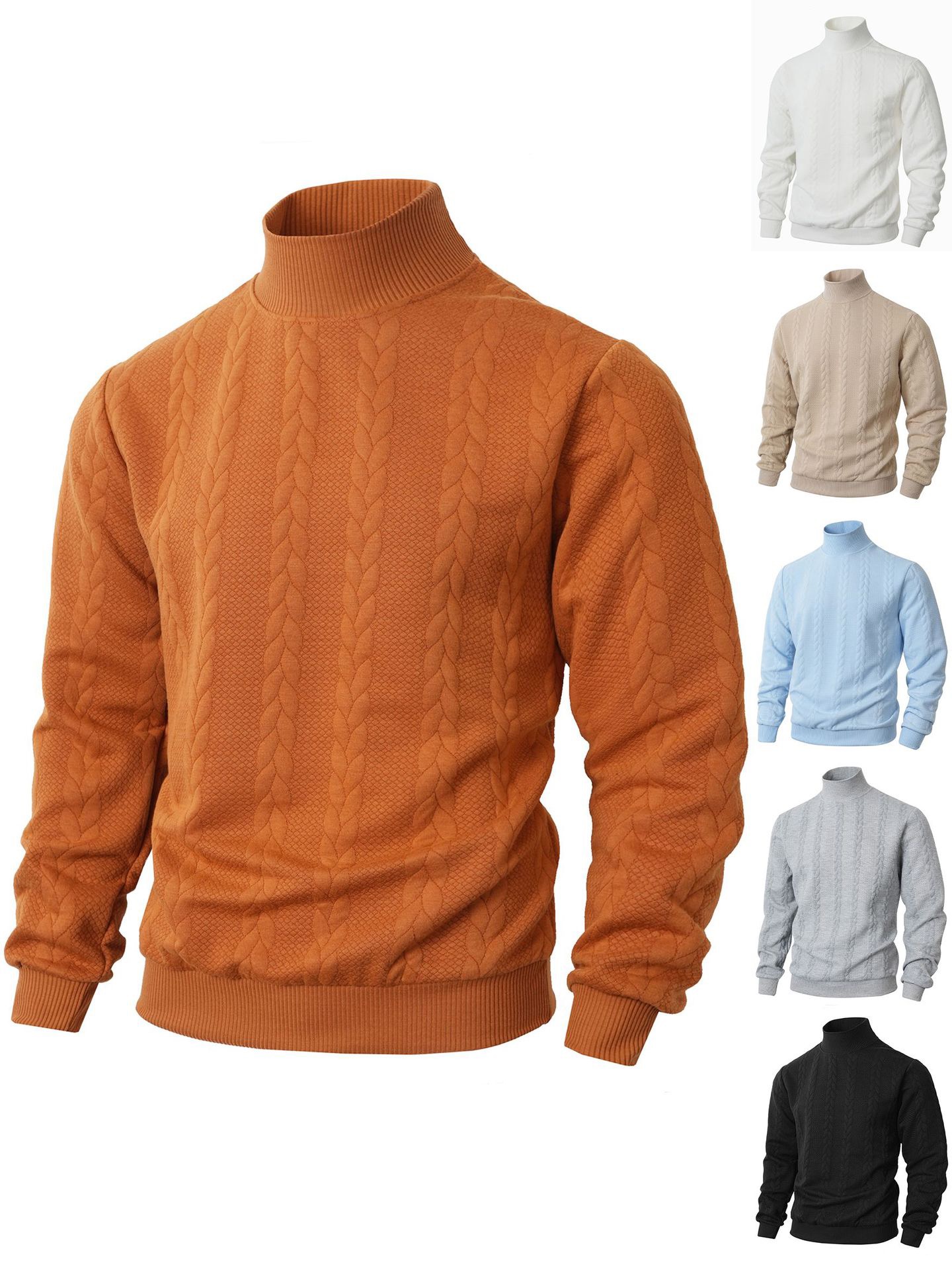 Herren-Zopfstrickpullover