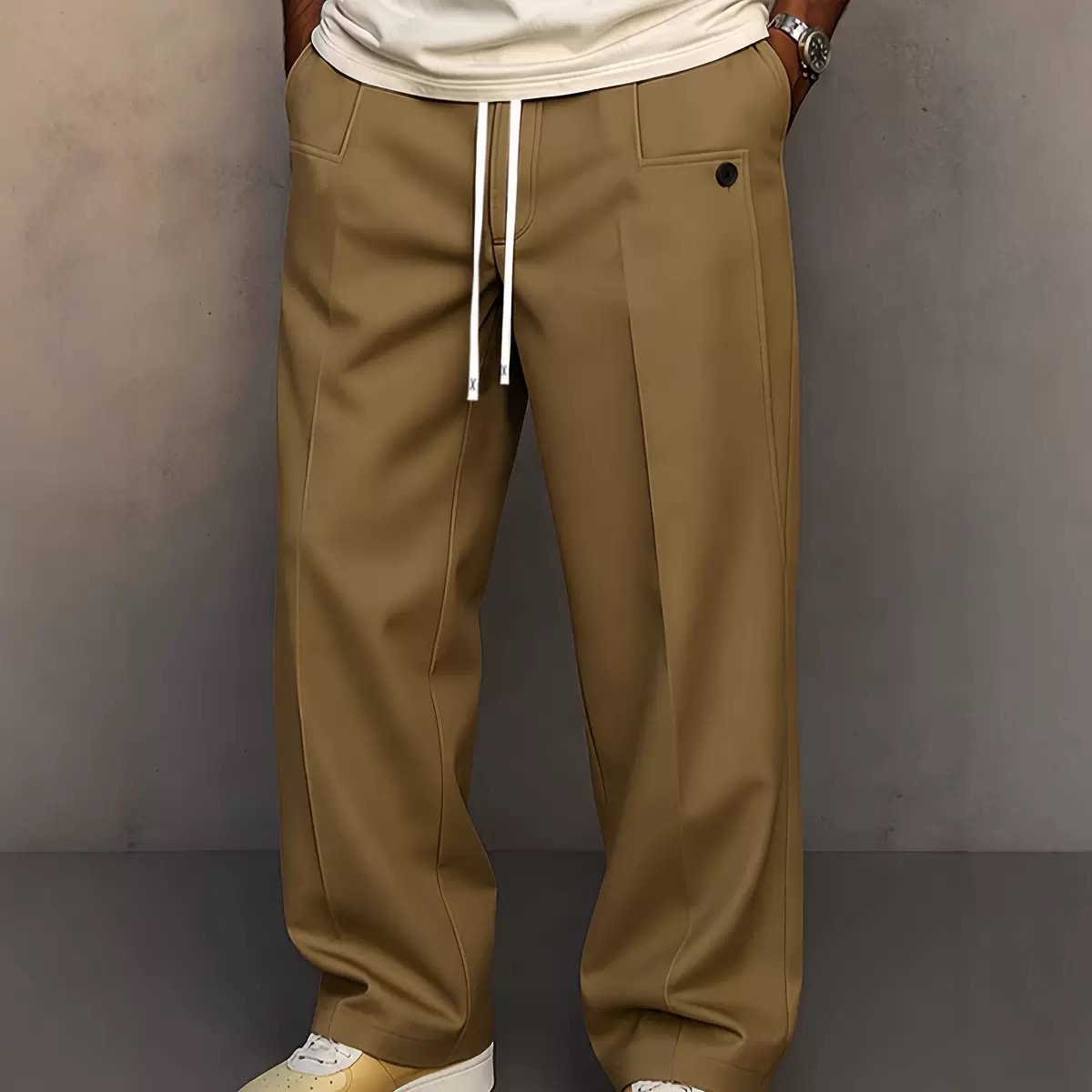 Bequeme Hosen im urbanen Stil mit Kordelzug