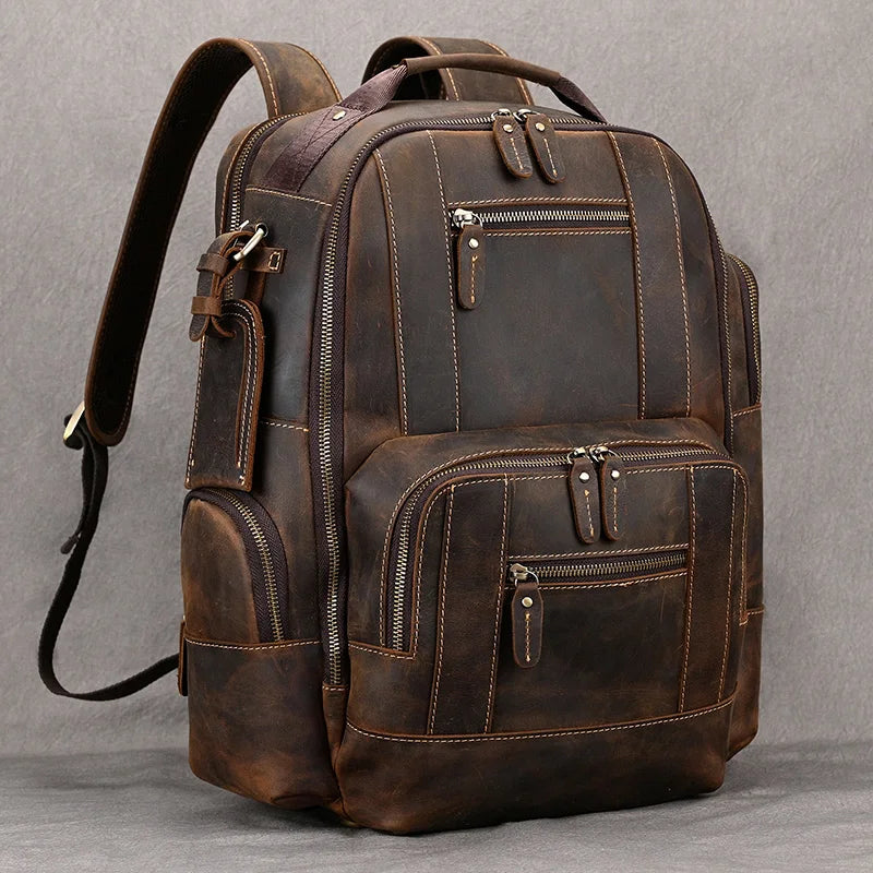 Vintage Reiserucksack aus Rindsleder BP04