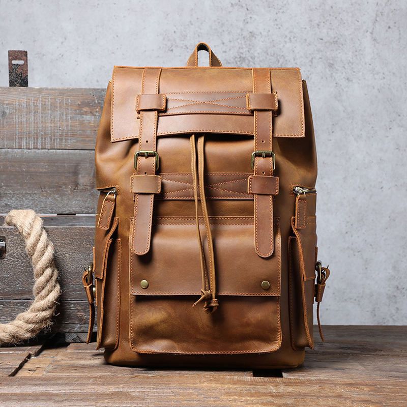 Vintage Genuine Leather Backpack VB39