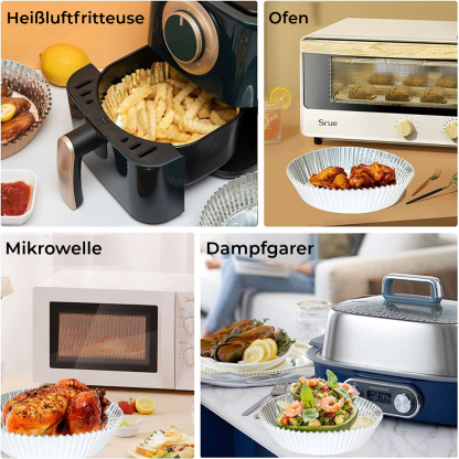 Aluminiumschale für Heißluftfritteuse