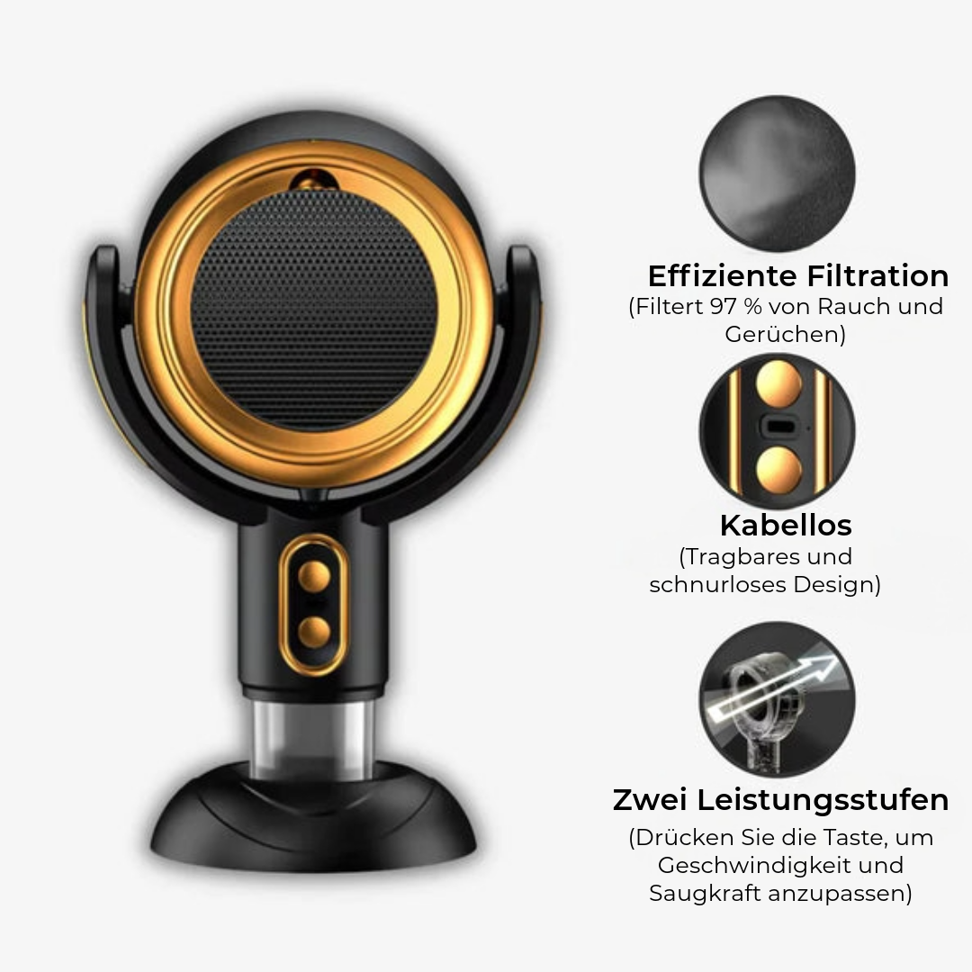 Professioneller kabelloser Rauchfilter