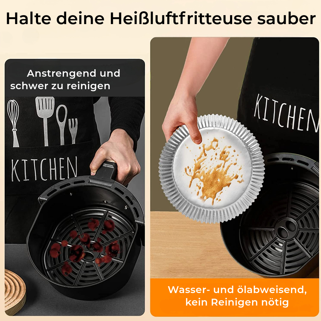 Aluminiumschale für Heißluftfritteuse