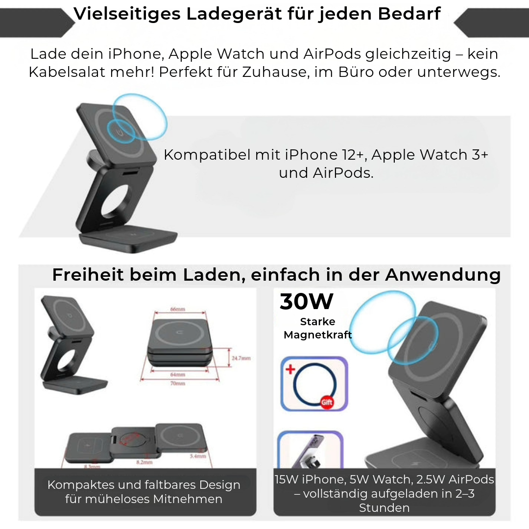 MagSafe 3-in-1-Ladegerät