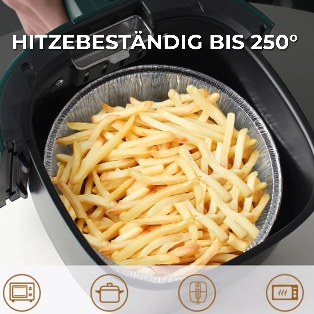 Aluminiumschale für Heißluftfritteuse