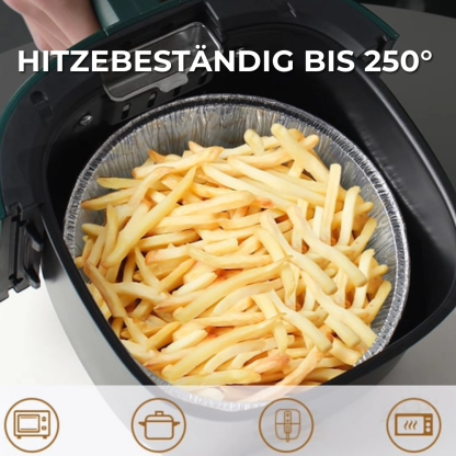 Aluminiumschale für Heißluftfritteuse