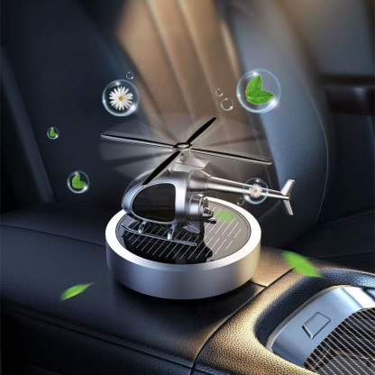 Luxuriöser rotierender Solarhubschrauber Autoschmuck