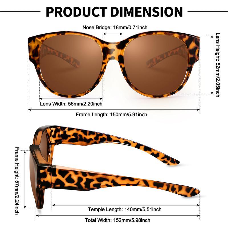 Überbrillen-Sonnenbrillen – Unisex-Schutz und Komfort