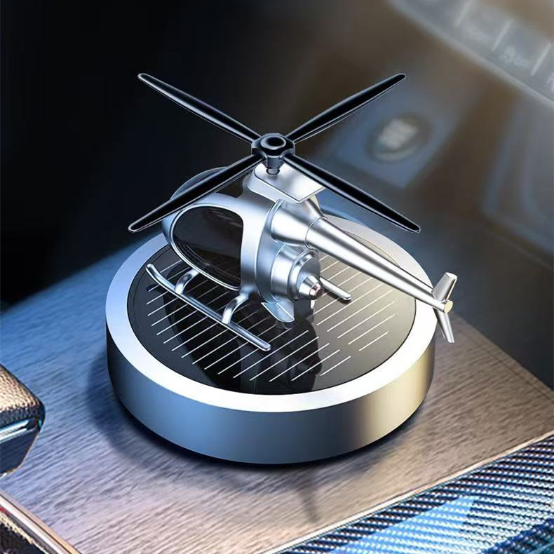 Luxuriöser rotierender Solarhubschrauber Autoschmuck