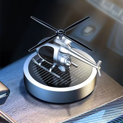 Luxuriöser rotierender Solarhubschrauber Autoschmuck