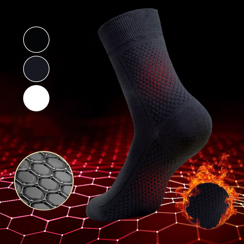 Herren-Crew-Socken aus geruchshemmender Graphene-Mischung – 5 Paar/Set