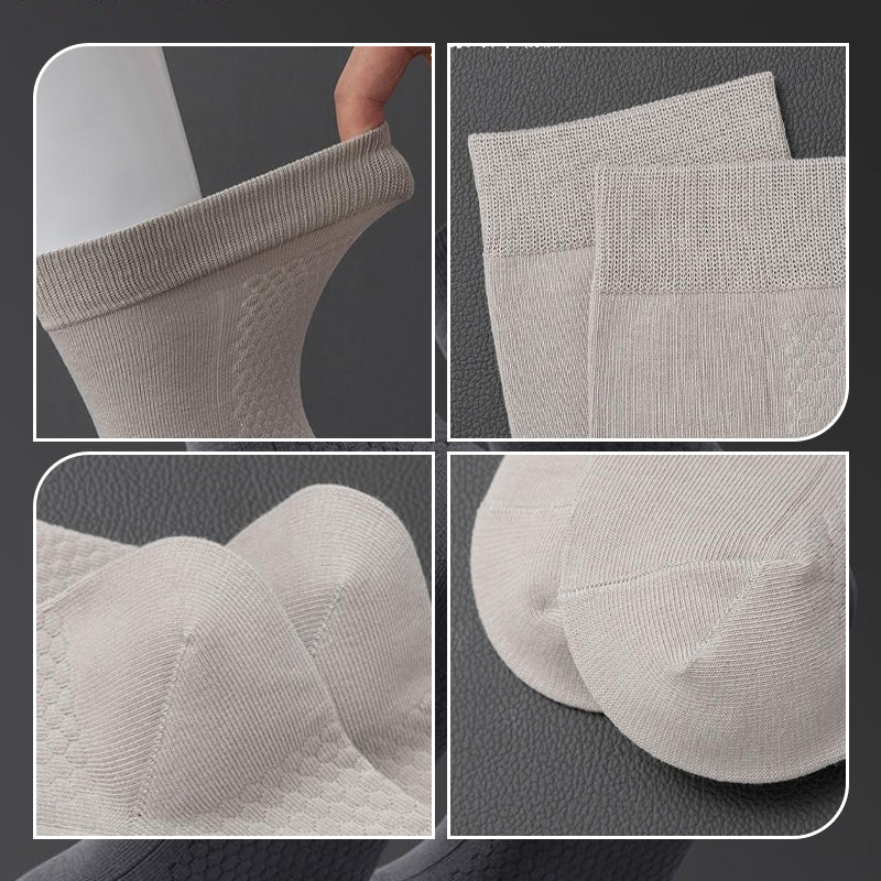 Herren-Crew-Socken aus geruchshemmender Graphene-Mischung – 5 Paar/Set