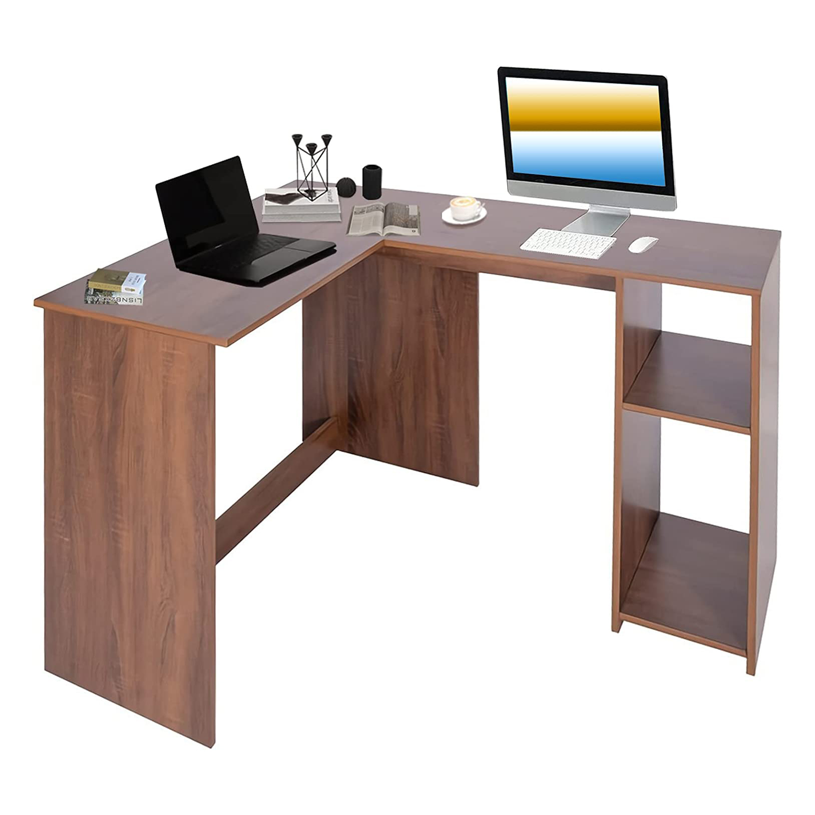 Brown Computer Desk