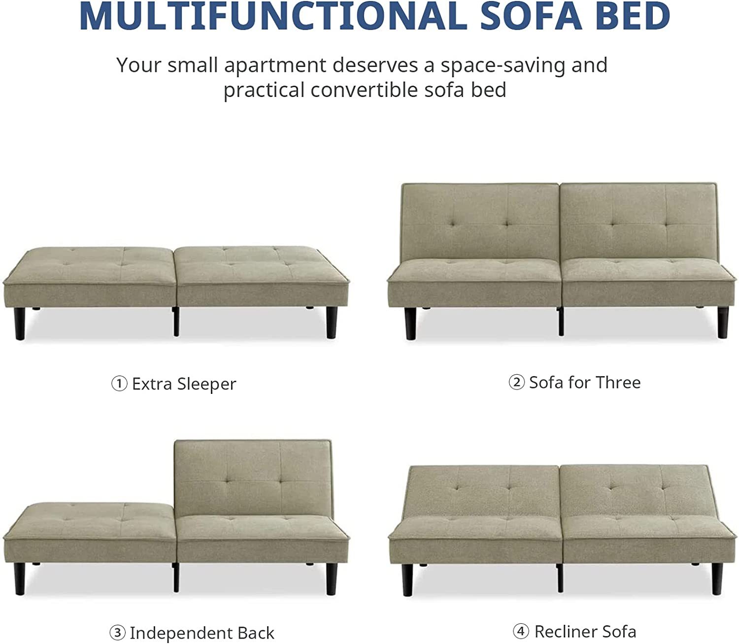 Khaki Sage Sofa  