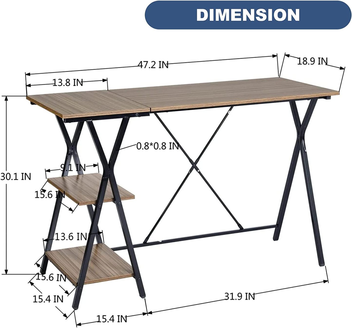 Brown Computer desks