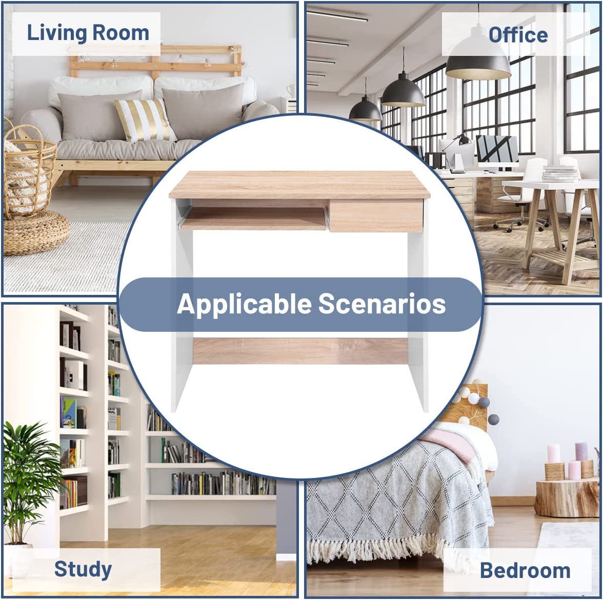 31.5" Study Writing Table