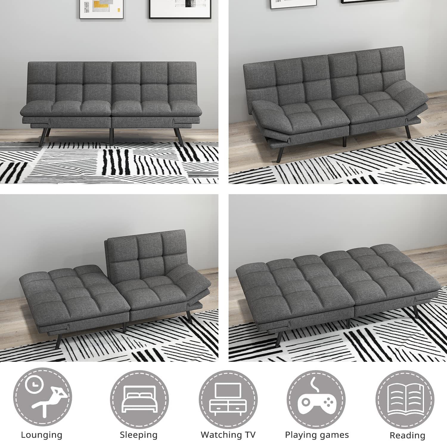 Dark Gray Sofa  