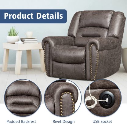GrayRecliner chairs