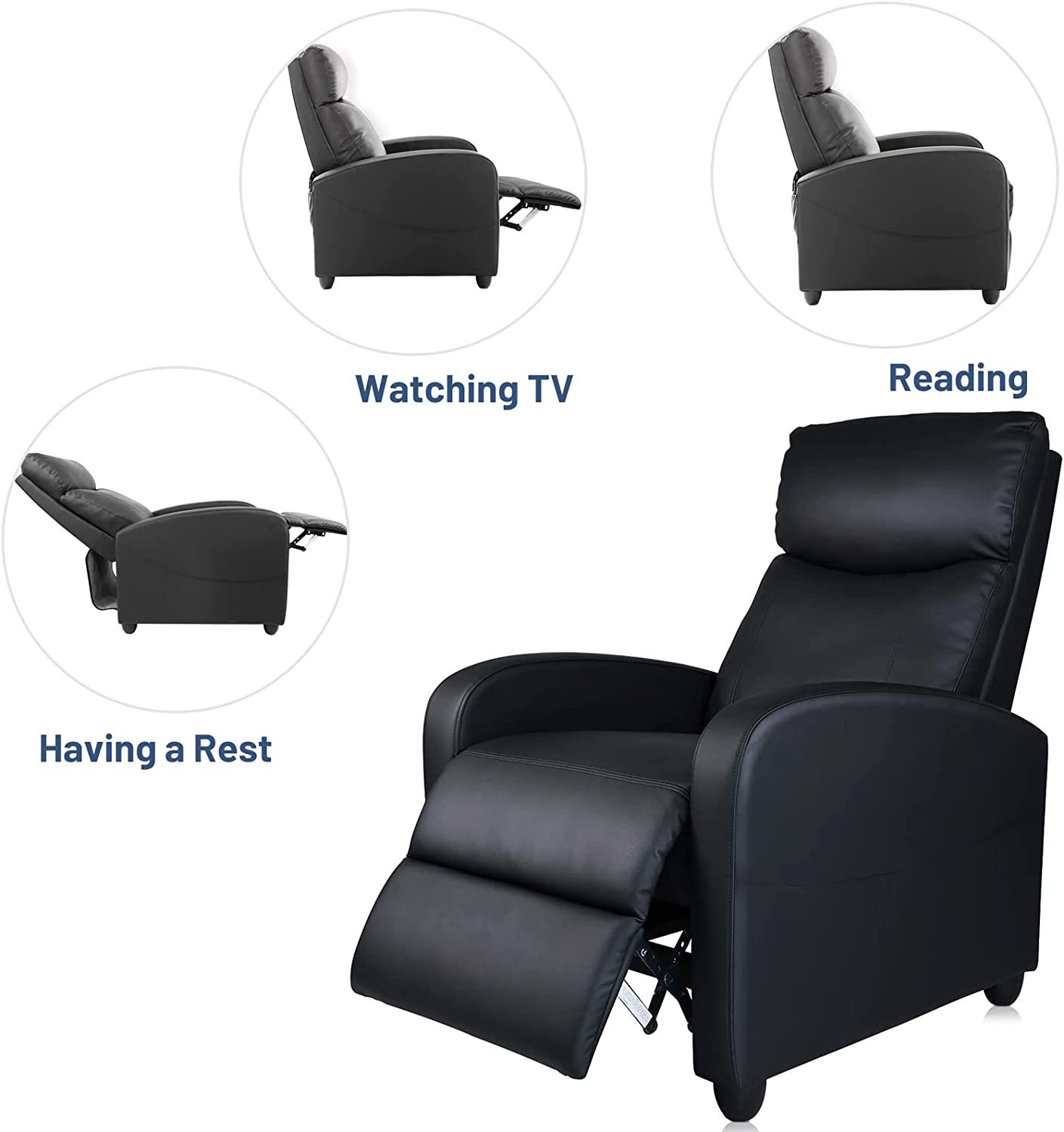 BlackRecliner chairs