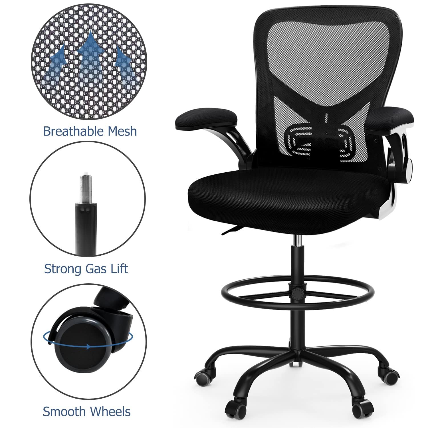 Black Office chairs