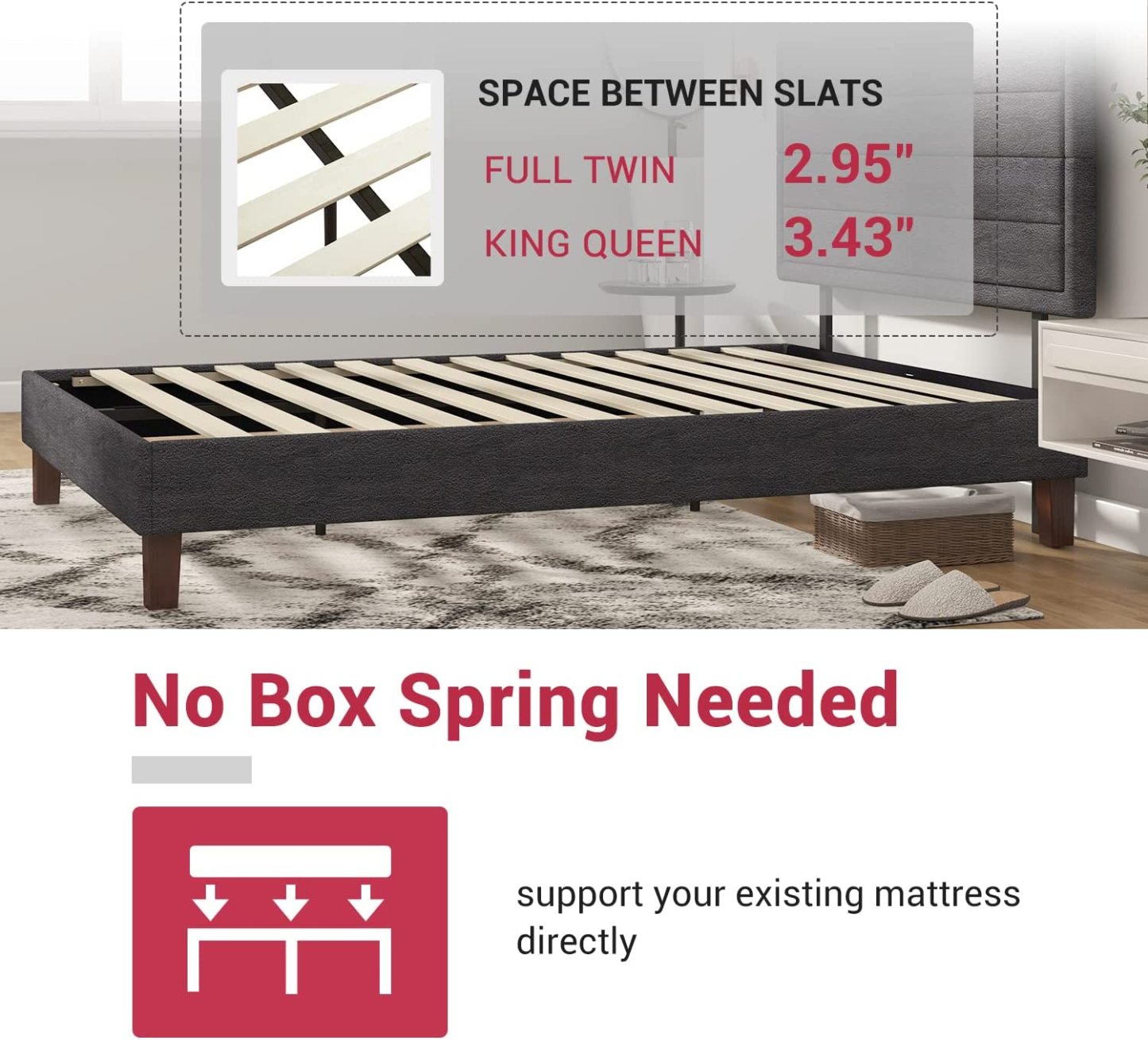 Bed frames and foundations