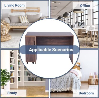 Walnut Computer Desk