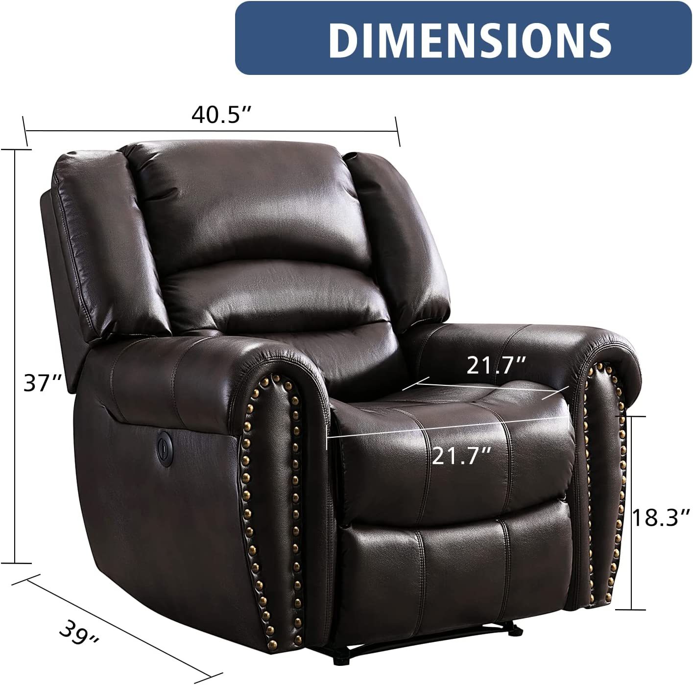 Red BrownRecliner chairs