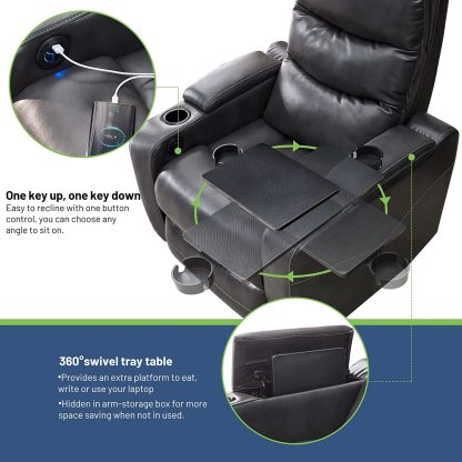 GreyRecliner chairs