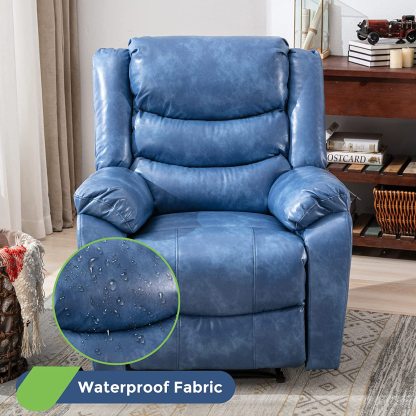 BlueRecliner chairs