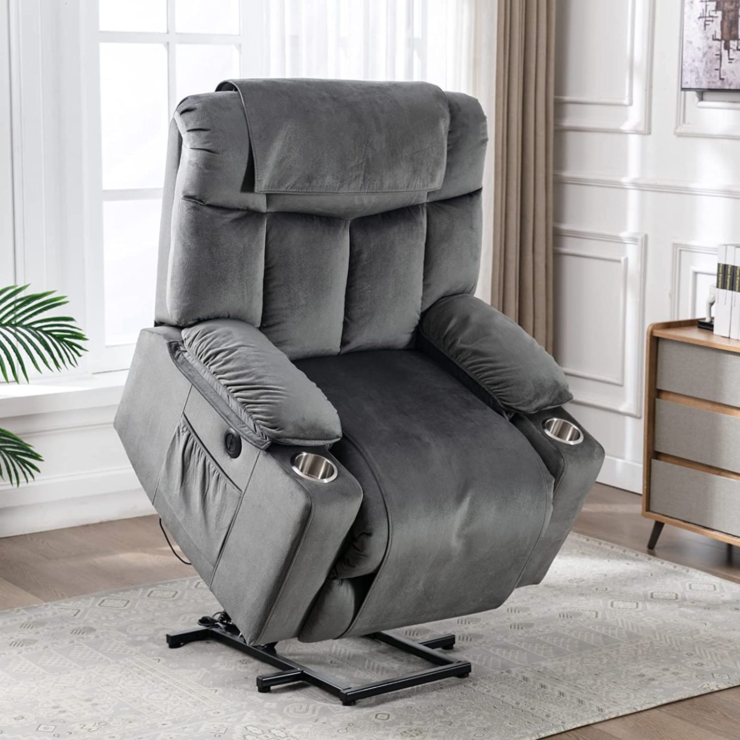  GrayRecliner chairs