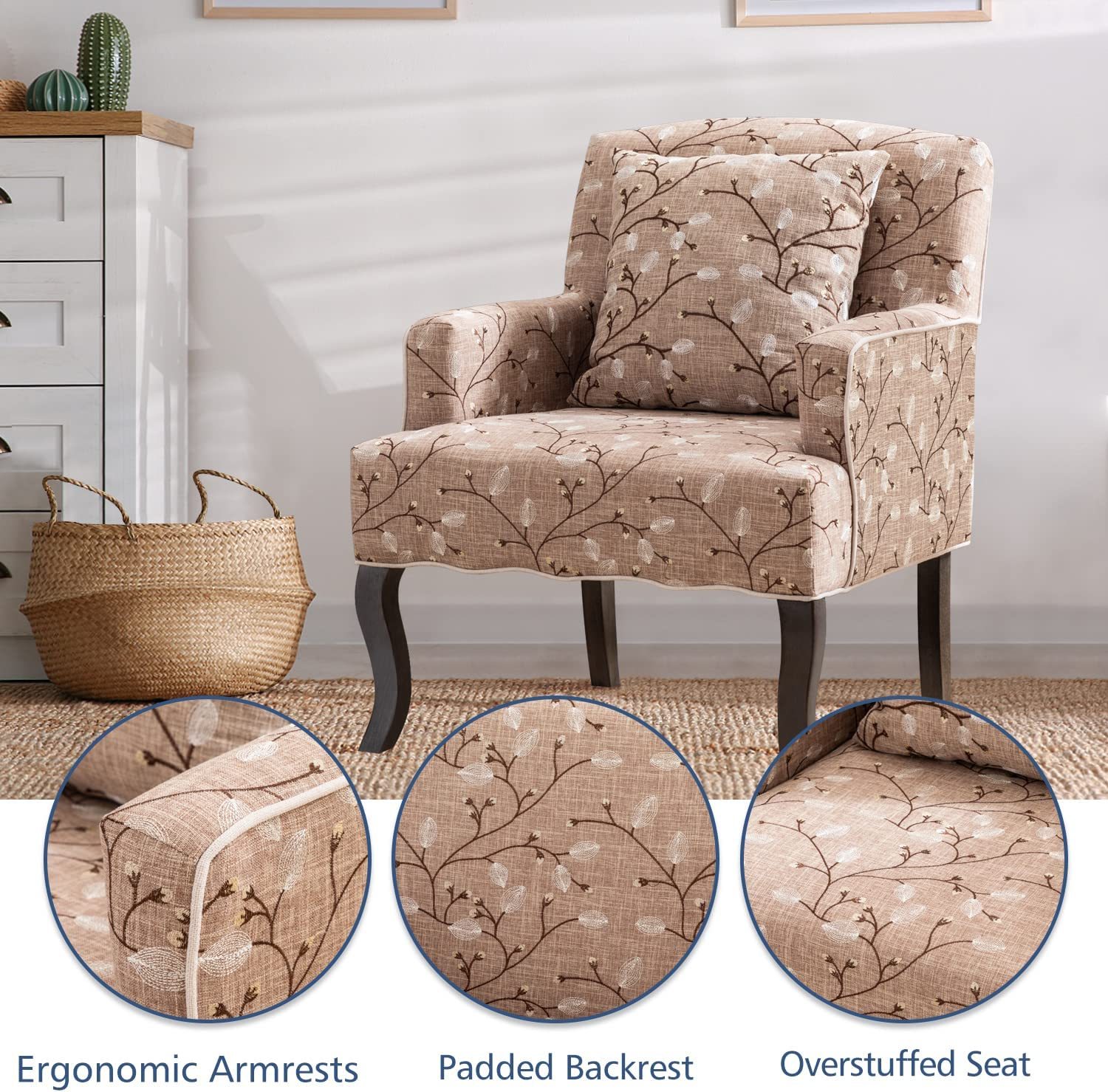 Brown Accent Chair