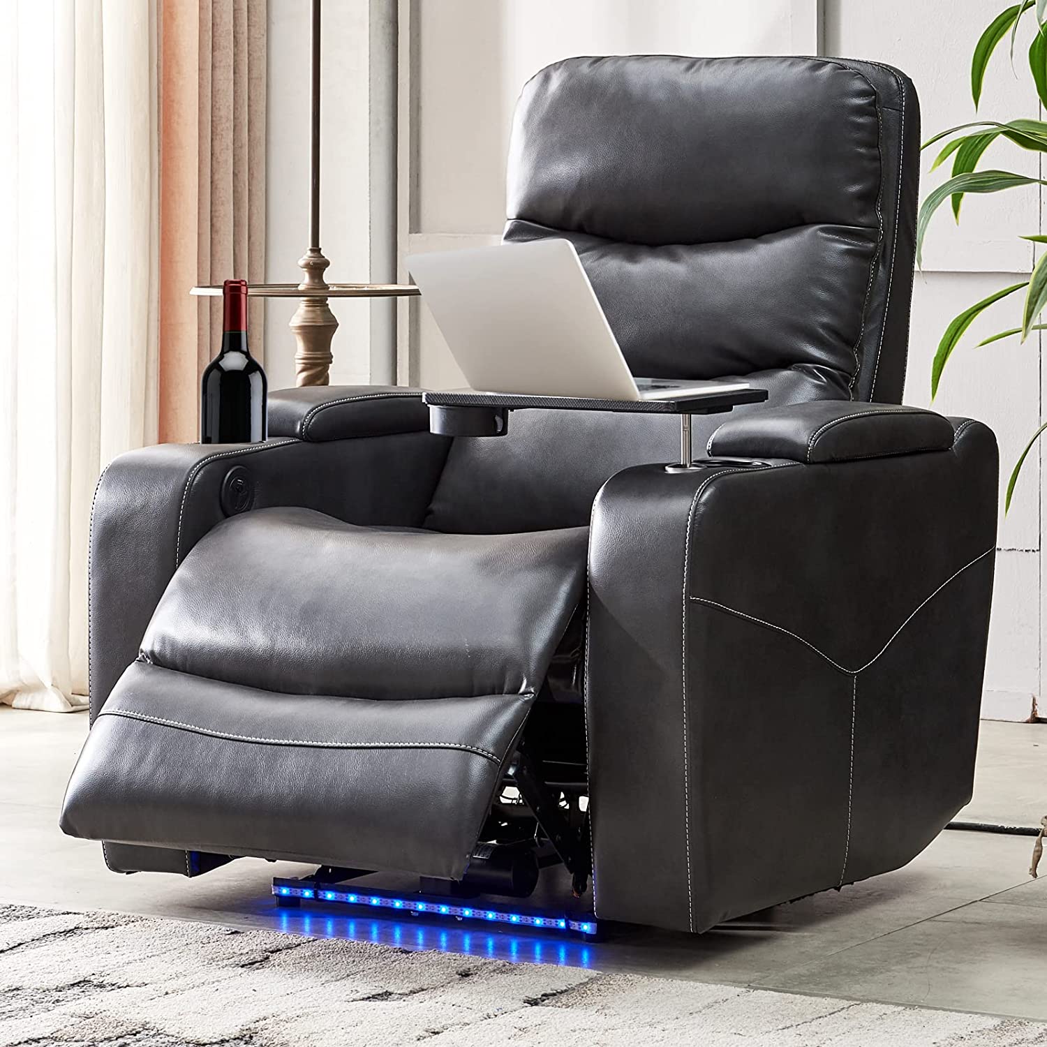 GreyRecliner chairs