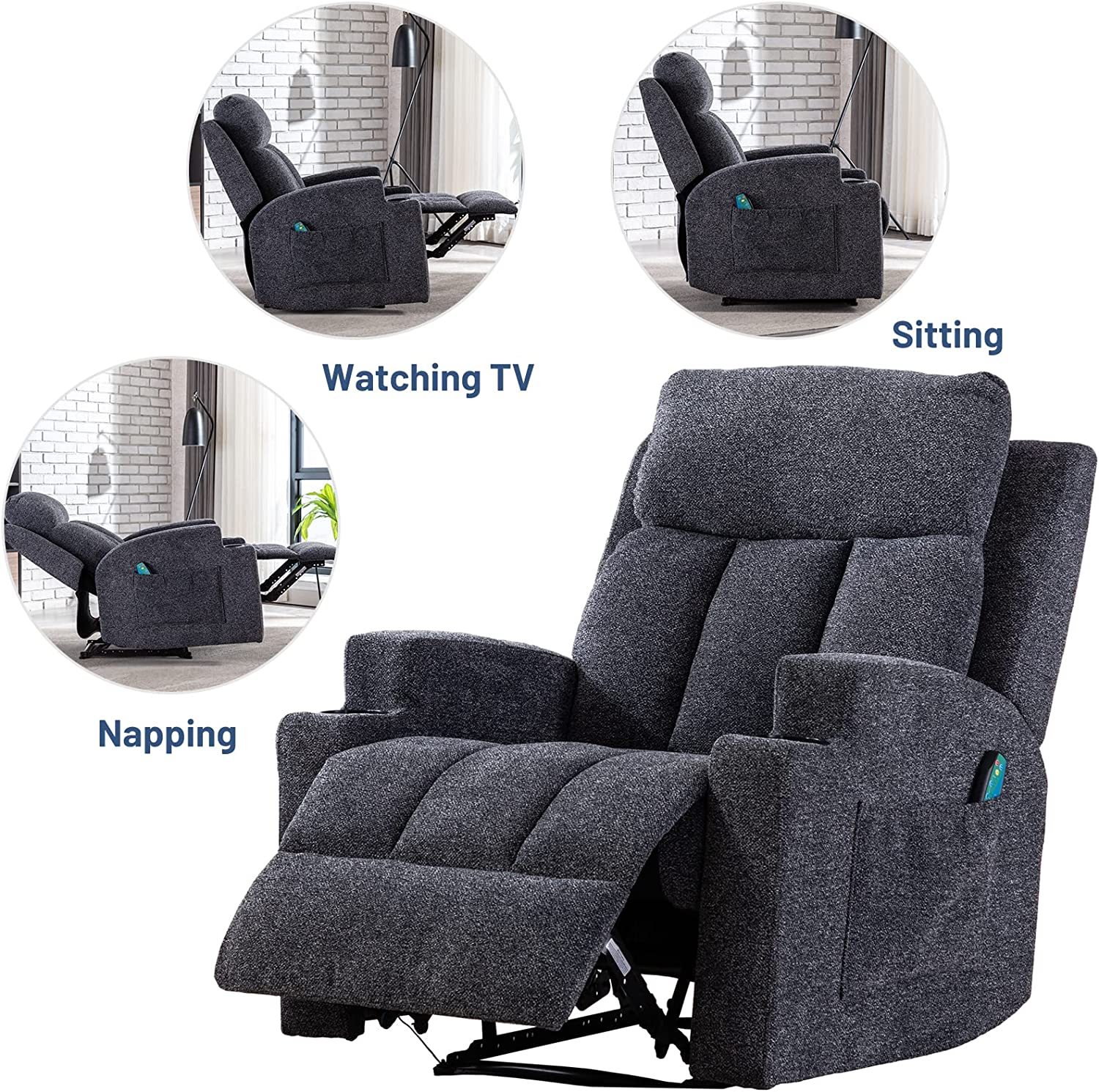 Dark GreyRecliner chairs