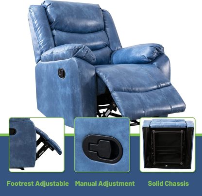 BlueRecliner chairs