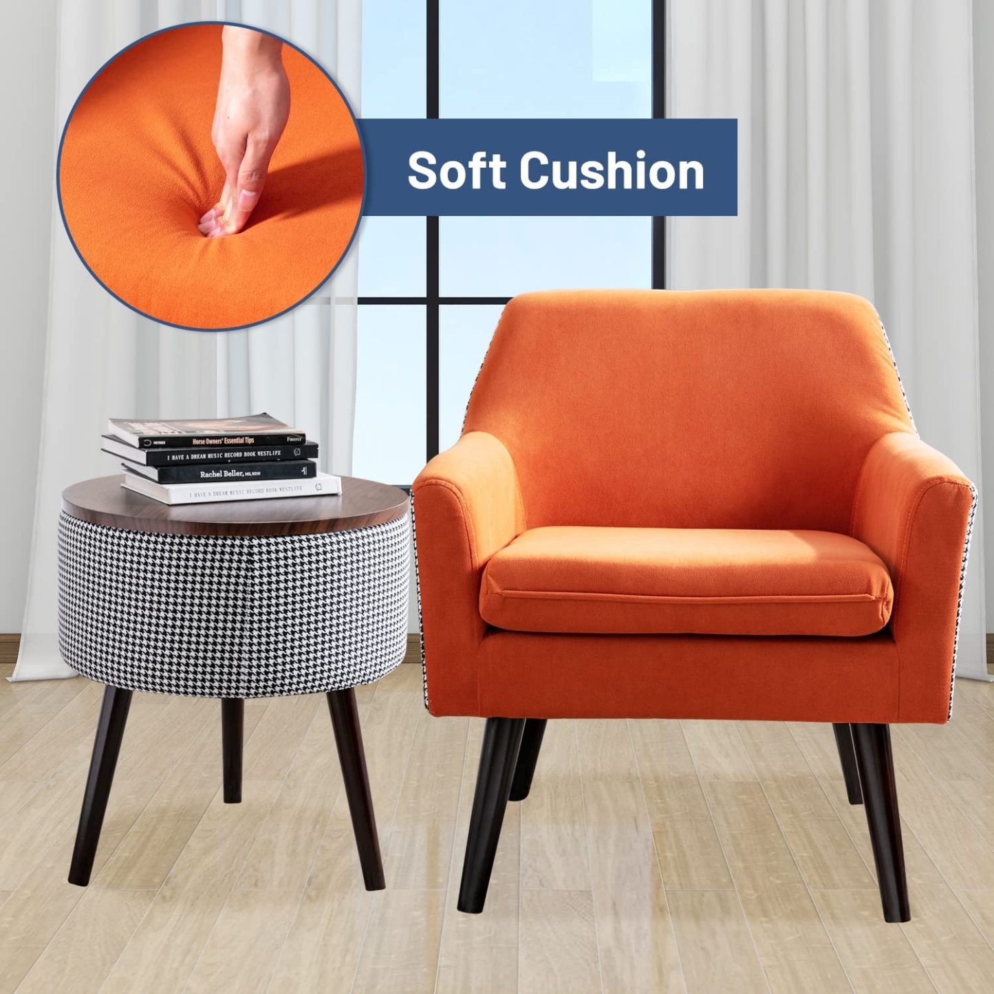 OrangeAccent Chair