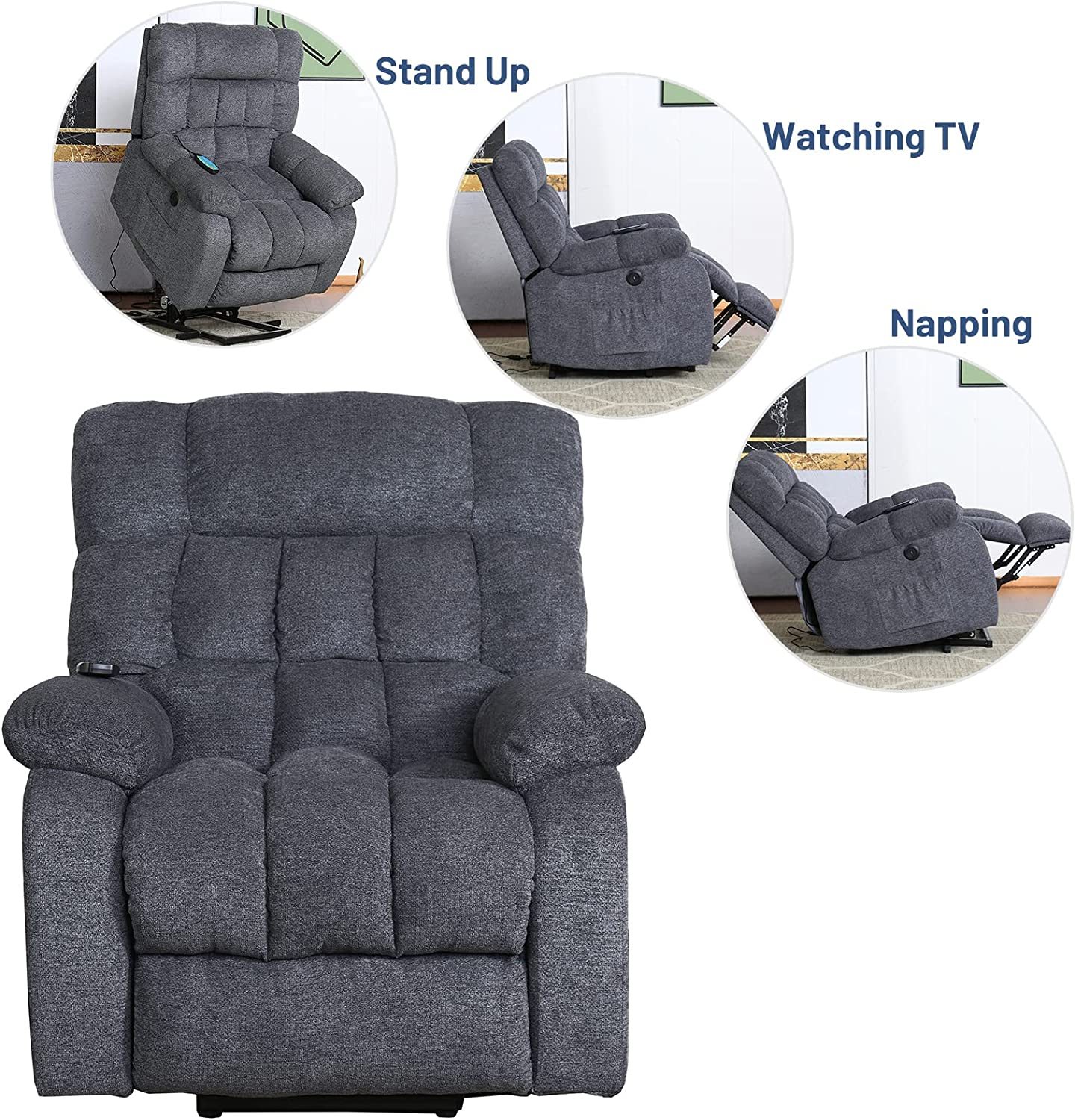 NavyRecliner chairs