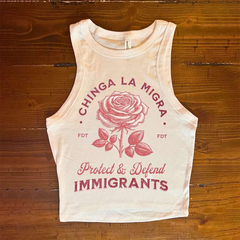 [Copy]Chinga La Migra Tank Top/T-shirt/Sweatshirt