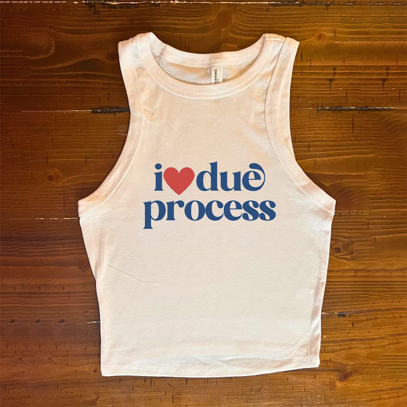 Due Process Protest Tank Top
