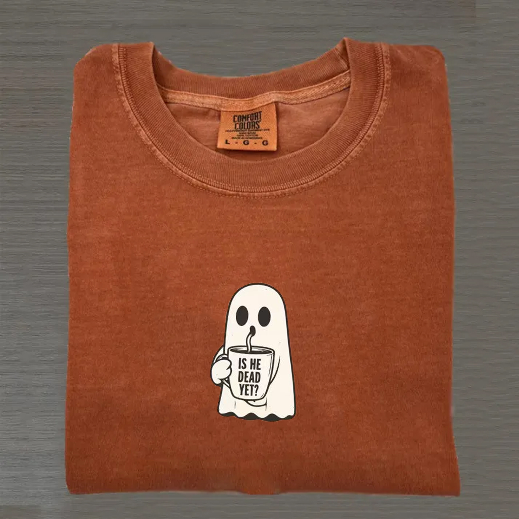 Is He Dead Yet Ghost T-Shirt