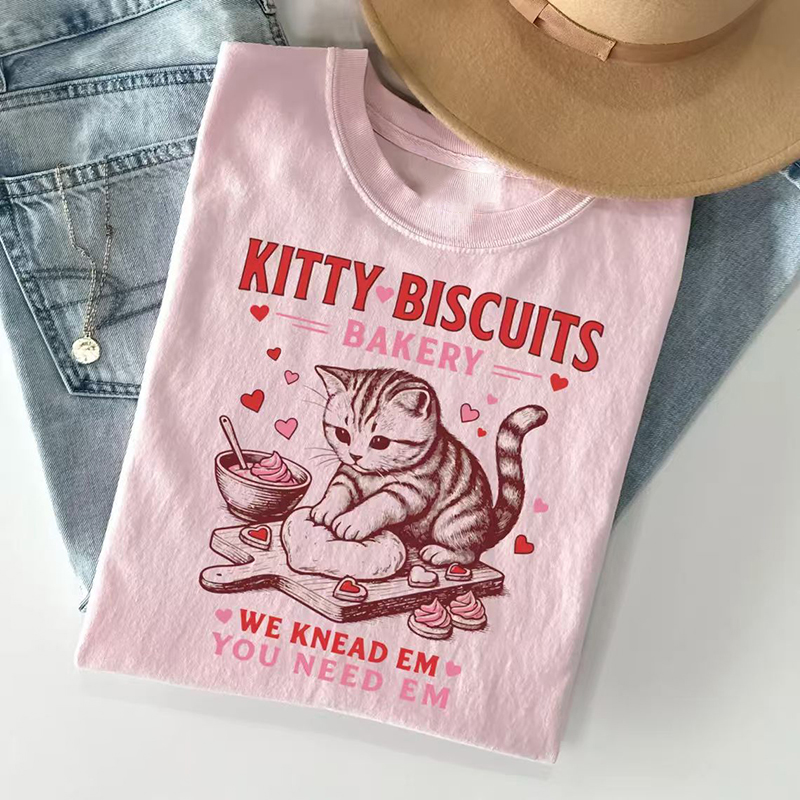 Valentines Cat T-shirt