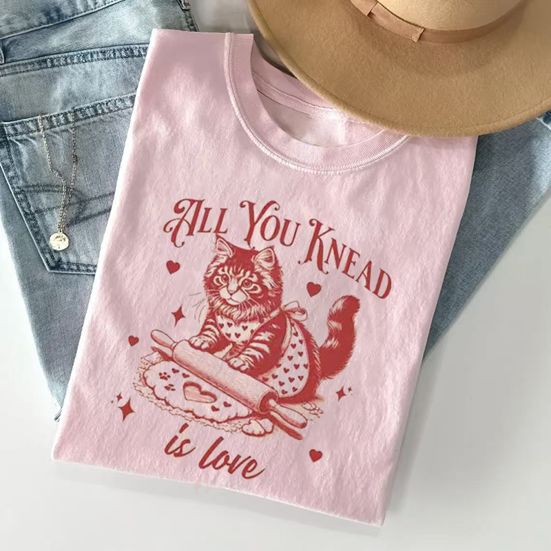 Cute Cat Valentine's Day T-shirt