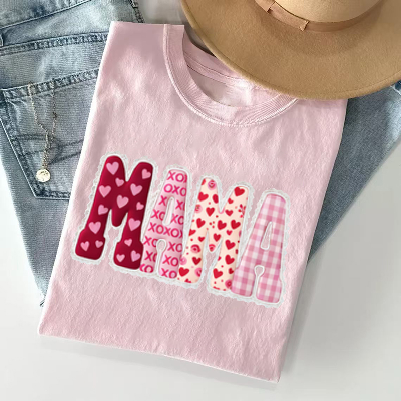 Comfort Colors Valentines Mama T-Shirt