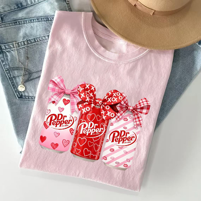 Comfort Colors Dr Pepper Valentines T-Shirt