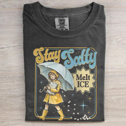 Comfort Colors Subtle Anti Ice Stay Salty Protest T-Shirt