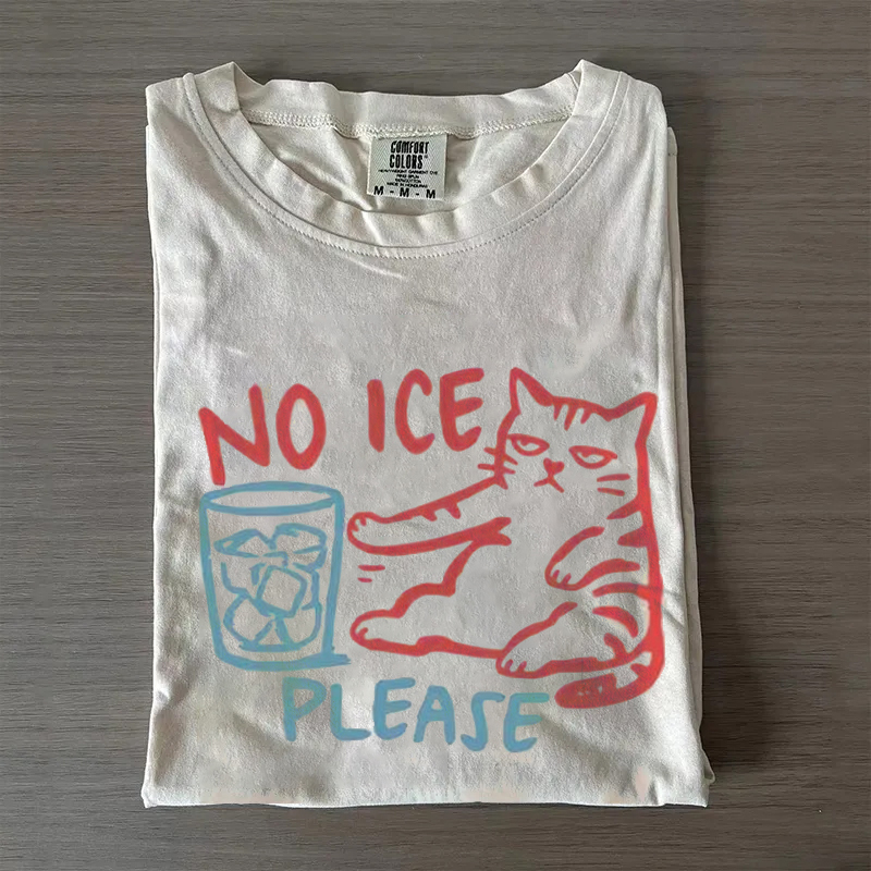 Comfort Colors No ICE Please Cat T-Shirt