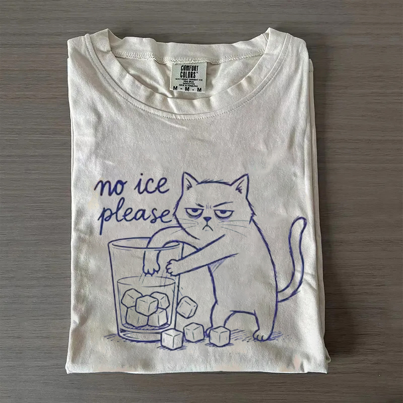 Comfort Colors No ICE Please Cat T-Shirt
