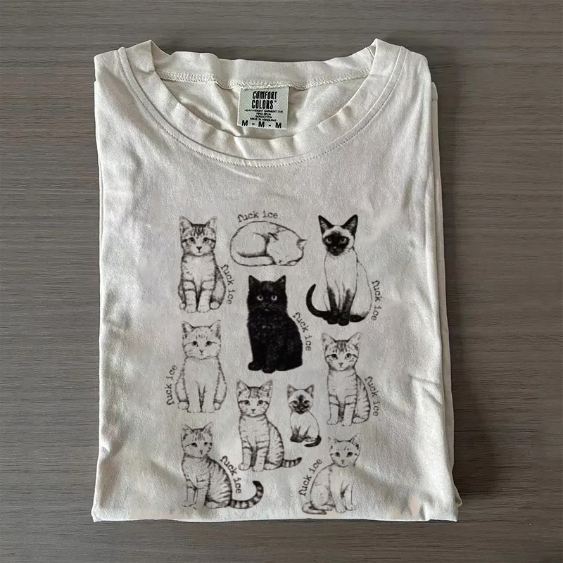 Comfort Colors ICE Retro Cat T-Shirt