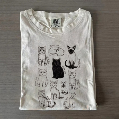 Comfort Colors ICE Retro Cat T-Shirt