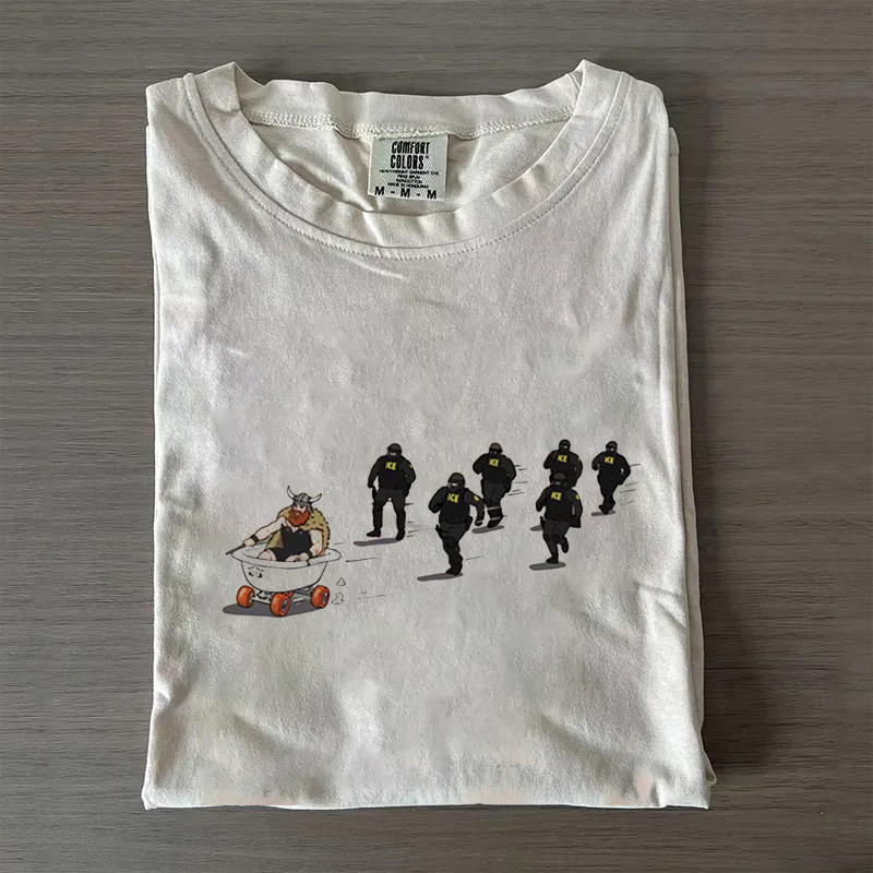 Comfort Colors Funny ICE Protest T-Shirt